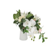 Декоративные цветы Dream Garden Букет орхидея белая в вазе
