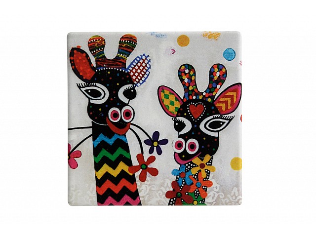 Подставка керамическая Жирафы