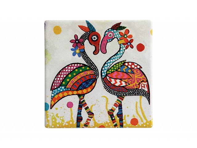 Подставка керамическая Фламинго