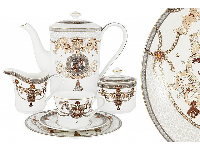 Чайный сервиз Принц Эдвард Anna Lafarg Emily 21 предмет на 6 персон