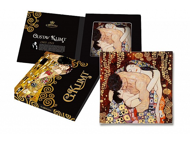 Тарелка квадратная Семья (Густав Климт)