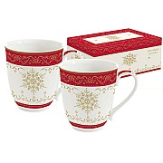 Набор из 2-х кружек новогодний HERMITAGE Easy Life R2S (Изи Лайф) 0,3 л