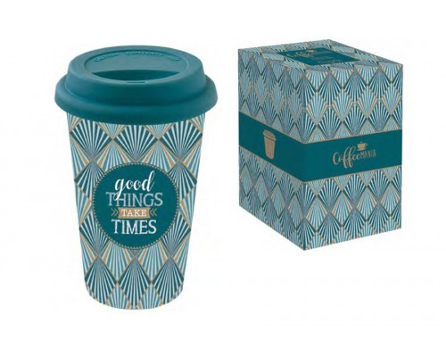 Кружка с крышкой (зелёная ) TRAVEL MUG Easy Life R2S 0,35 л Кружка с крышкой (зелёная ) TRAVEL MUG Easy Life R2S 0,35 л