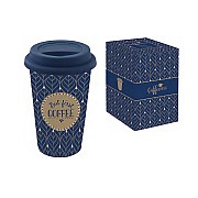 Кружка с крышкой (синяя) TRAVEL MUG Easy Life R2S 0,35 л