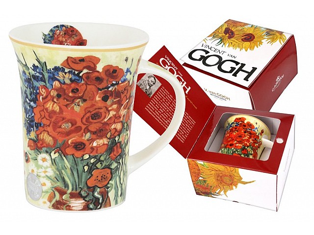 Кружка Красные маки и маргаритки (Ван Гог) Carmani 0,35 л