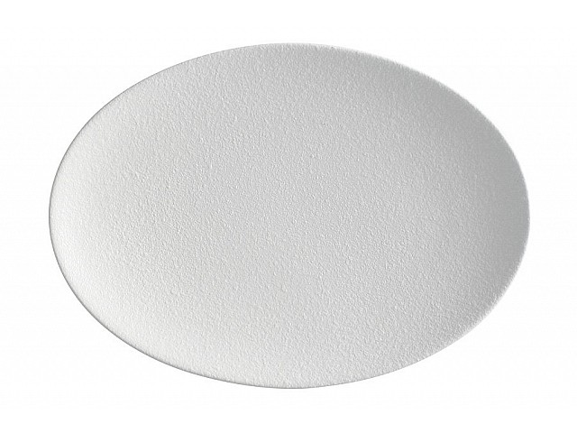 Тарелка овальная Икра (белая) Maxwell & Williams 30 см