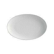 Тарелка овальная малая Икра (белая) Maxwell & Williams 25 см