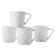 Набор из 4-х кружек Грани Maxwell & Williams 0,4 л