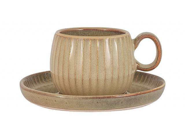 Чашка с блюдцем Comet (песочный) Julia Vysotskaya 0,18 л