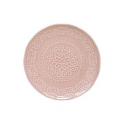 Тарелка обеденная (розовый) Abitare