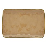 Тарелка прямоугольная (коричневый) Interiors 27х19 см