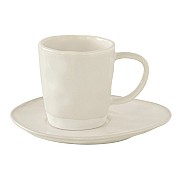 Чашка с блюдцем (белый) Interiors Easy Life 250 мл