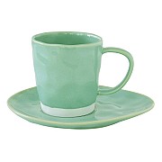 Чашка с блюдцем (мятный) Interiors Easy Life 250 мл