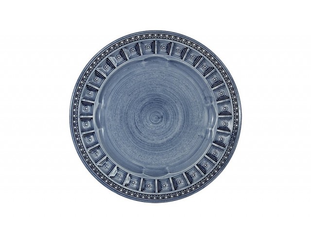 Тарелка закусочная Augusta (синий) 22 см