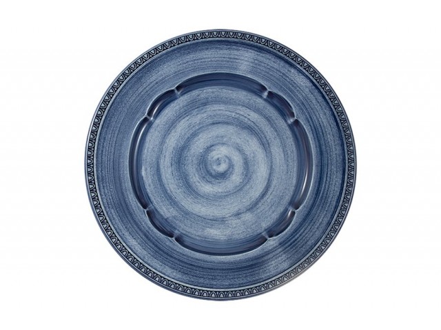 Тарелка обеденная Augusta (синий) 27 см