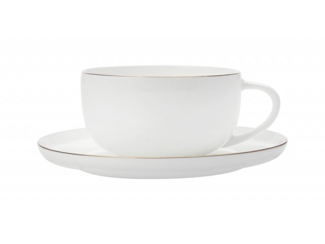 Кофейная чашка с блюдцем Кашемир Голд Maxwell & Williams без индивидуальной упаковки