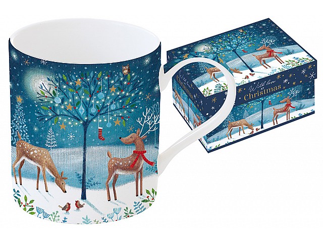 Кружка Новогодняя сказка, Олени Easy Life R2S 0,34 л