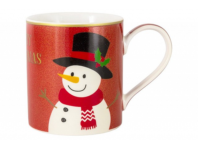 Кружка Glitter&Colour SNOWMAN Easy Life R2S 0,35 л