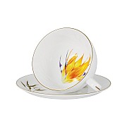 Чашка с блюдцем Strelitzia Julia Vysotskaya