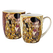 Набор из 2-х кружек Поцелуй (Густав Климт) Carmani 0,38 л