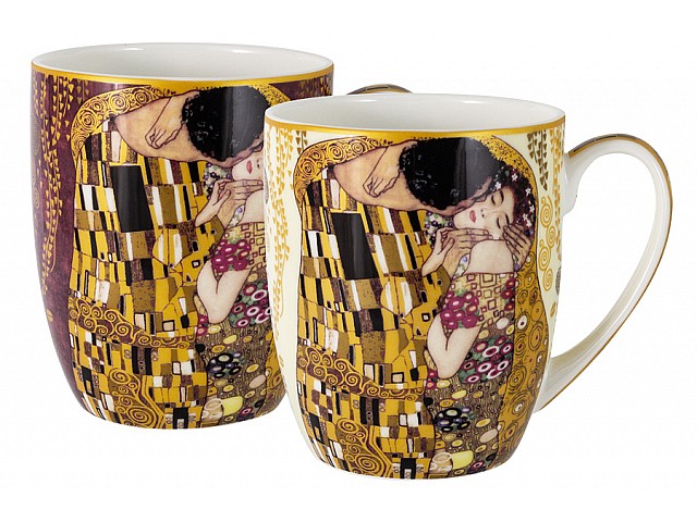 Набор из 2-х кружек Поцелуй (Густав Климт) Carmani