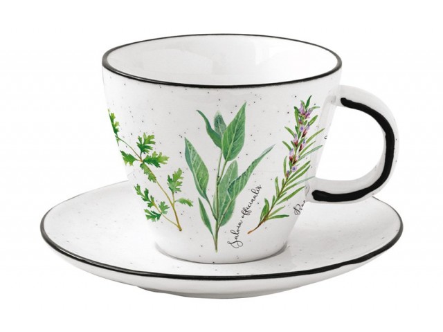 Чашка с блюдцем Herbarium Easy Life (R2S) 0,25 л