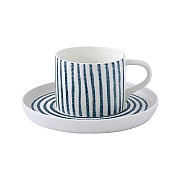 Чашка с блюдцем Бриз Easy Life Полоски узкие 0,12 л