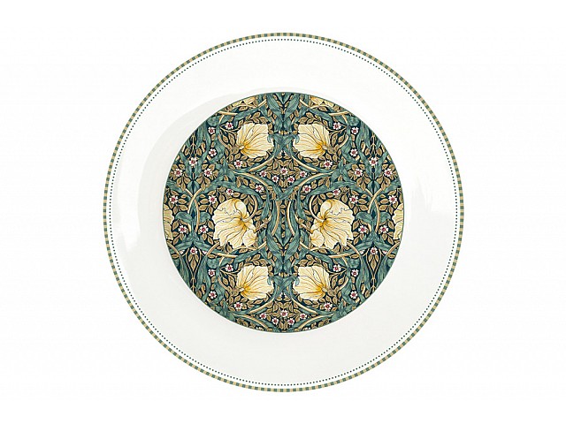 Тарелка обеденная (темно-зелёный) Уильям Моррис Easy Life 26 см