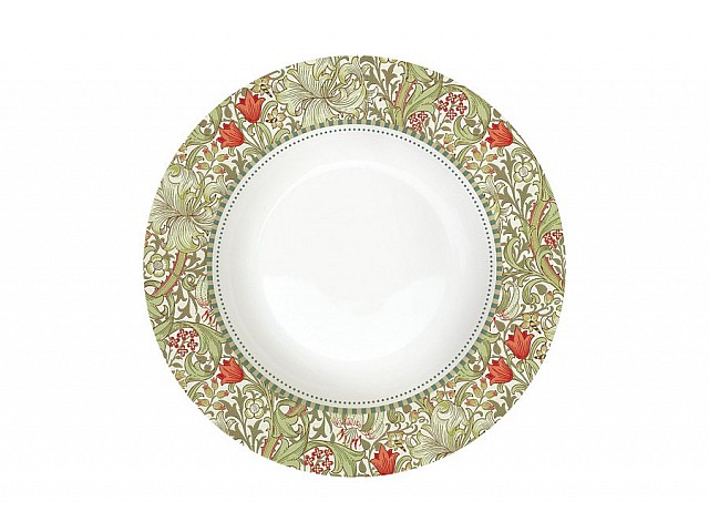 Тарелка суповая (зелёный) Уильям Моррис Easy Life (R2S) 21 см