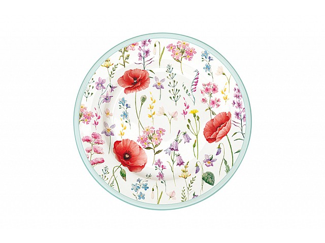 Тарелка закусочная Красные маки Easy Life (R2S) без индивидуальной упаковки