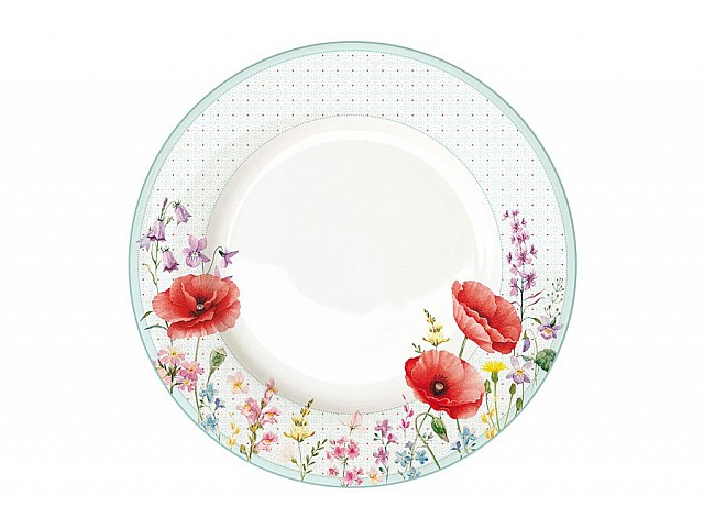 Тарелка обеденная Красные маки Easy Life (R2S) без индивидуальной упаковки