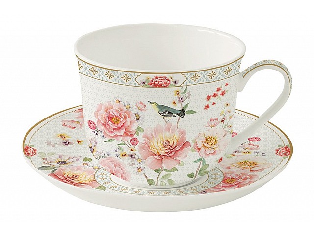 Чашка с блюдцем Райский сад Easy Life (R2S) 0,4 л