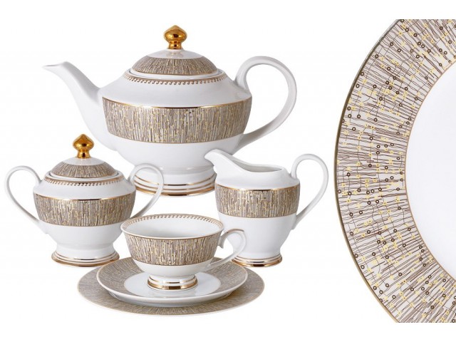 Чайный сервиз Луксор 23 предмета на 6 персон