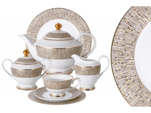Чайный сервиз Луксор Midori 42 предмета на 12 персон