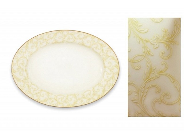 Овальное блюдо 38 см Версаль Narumi