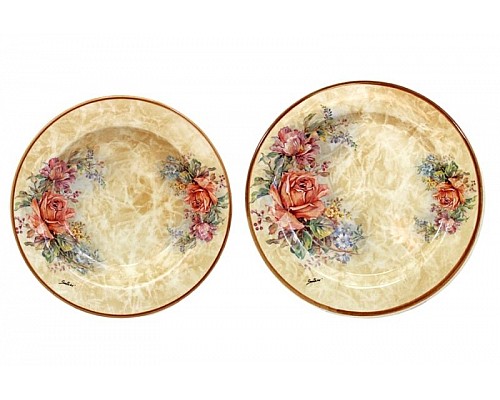 Набор тарелок Элианто LCS (Суповая 23,5 см, обеденная 25 см)