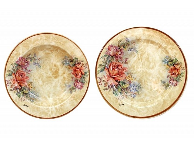 Набор тарелок Элианто LCS (Суповая 23,5 см, обеденная 25 см)