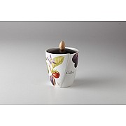 Банка для сыпучих продуктов Кофе Фруктовая фантазия Ceramiche Viva