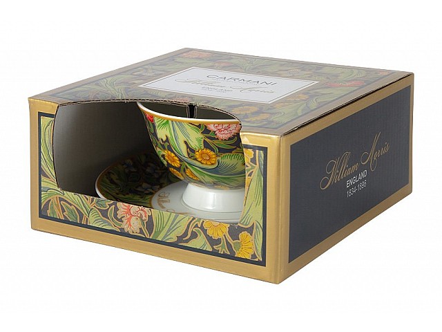 Чашка с блюдцем Лестер (Уильям Моррис) Carmani