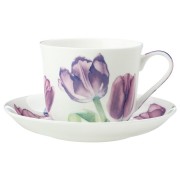Чашка с блюдцем Тюльпаны Maxwell & Williams 0,48 л
