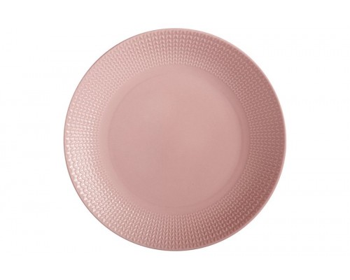 Тарелка обеденная Corallo розовая Casa Domani 27 см