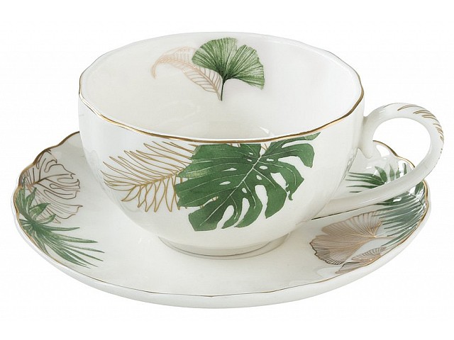 Чашка с блюдцем Экзотика Easy Life 0,2 л