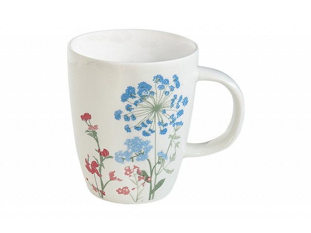 Кружка Луговые цветы голубые Easy Life 0,35 л