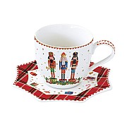 Чашка с блюдцем Щелкунчик винтажный Easy Life 0,25 л