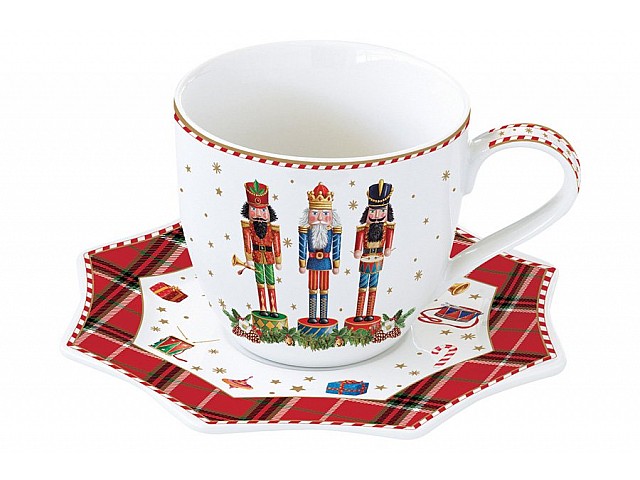 Чашка с блюдцем Щелкунчик винтажный Easy Life 0,25 л