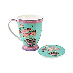 Кружка с подставкой Маки, 0,3 л