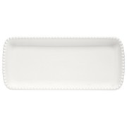 Блюдо прямоугольное Tiffany Easy Life белое 36х16 см