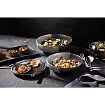 Кружка Umi 400 мл черно-серая в крапинку