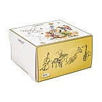 Кружка Осень A. Vivaldi 380 мл белая с красным кантом