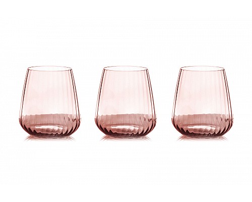 Набор стаканов для виски Opium розовый 0,45 л 6 шт
